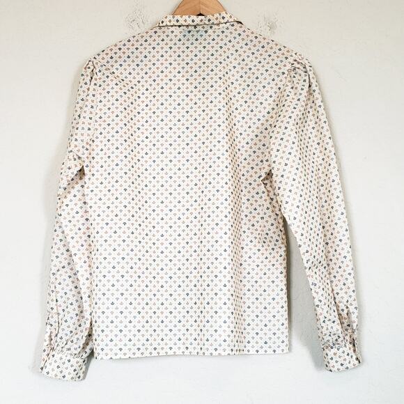 Helen Kay for Lucky Tops Button Front Top Blouse Vintage Women's Small - Picture 3 of 10